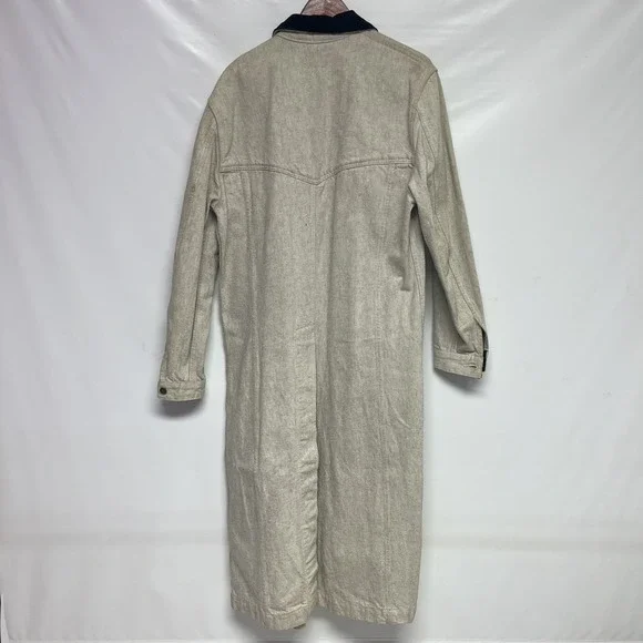 Levi's Vintage Long Trench Coat / Jacket Levi Strauss & Co. Medium READ - Picture 6 of 15